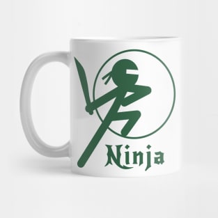 Stickman Ninja - Green Mug